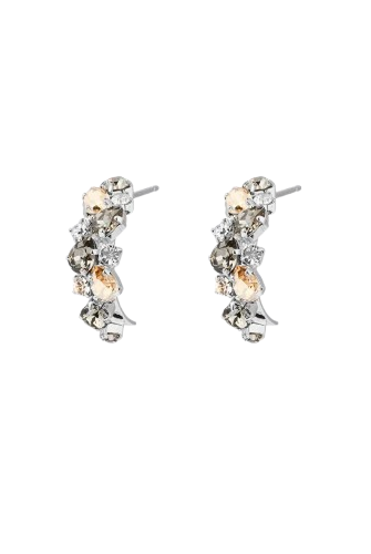 Gabriella Earrings / Black Golden Combo - Tilbehør - Helt Dilla AS