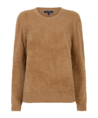 Flyffy Sweater - Mid Brown