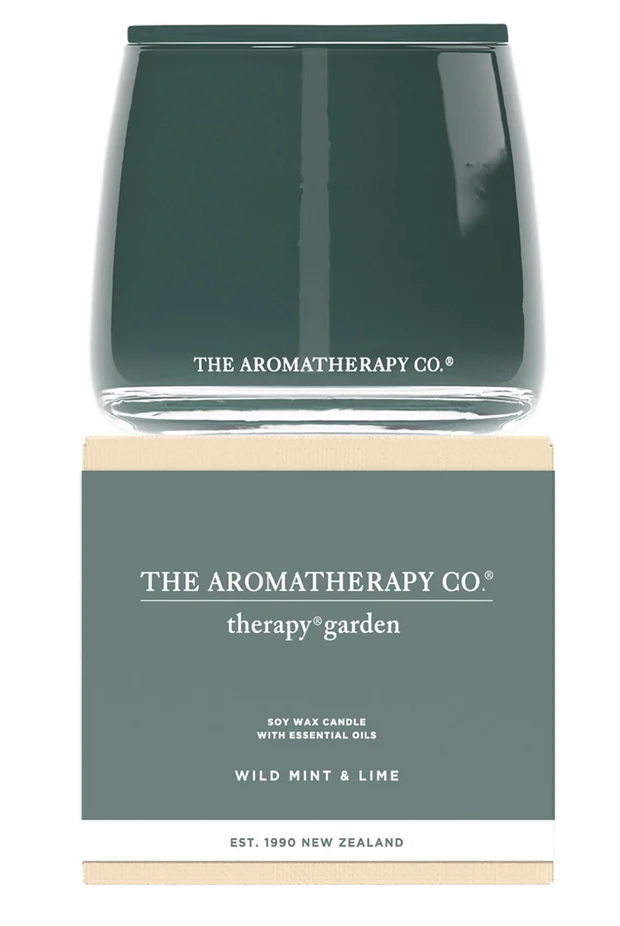 Soy wax candle duftlys - Wild mint and lime - Tilbehør - Helt Dilla AS