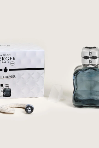 Cosy Blue lampe gavesett + 250ml Cosy Musk - Maison Berger Gavesett - Helt Dilla AS