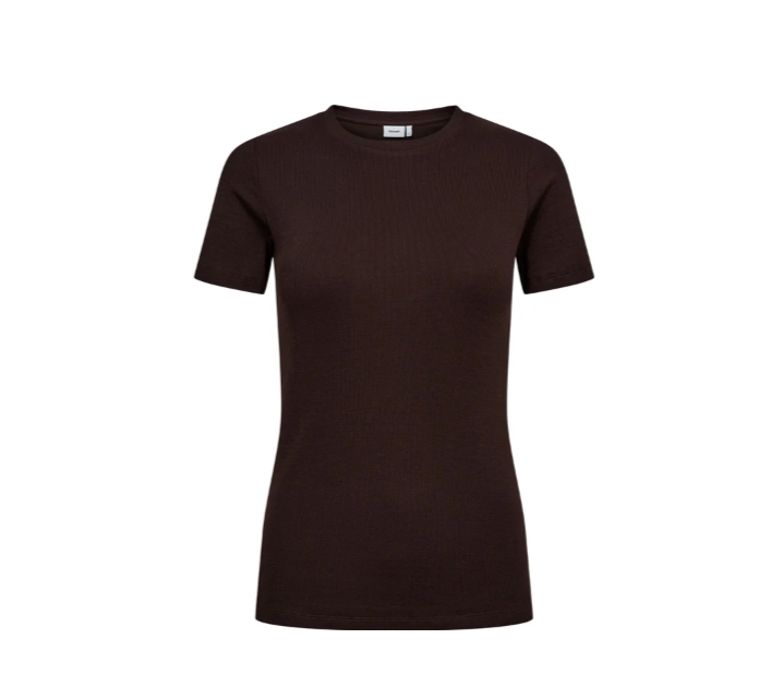 Riley SS Tee - Black Coffee - Singlet, Topper & T-skjorter - Helt Dilla AS