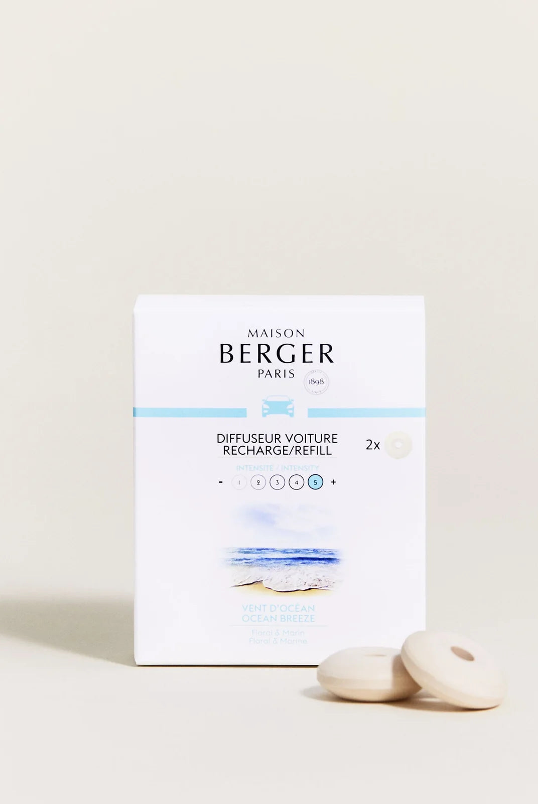 Car Diffuser Refill - Ocean Breeze - Tilbehør - Helt Dilla AS