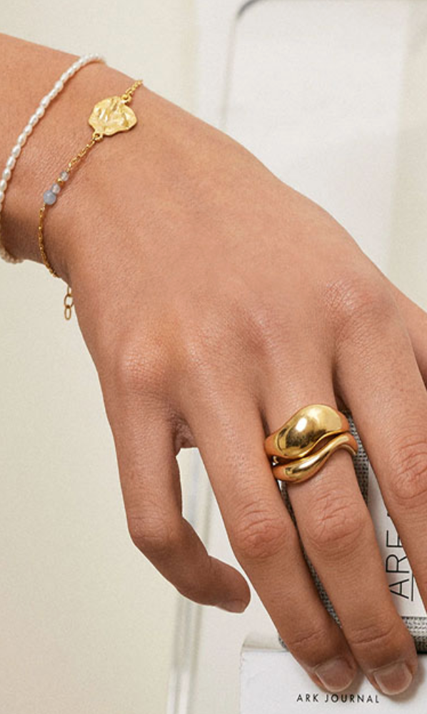 Agnete Ring - gold - Tilbehør - Helt Dilla AS