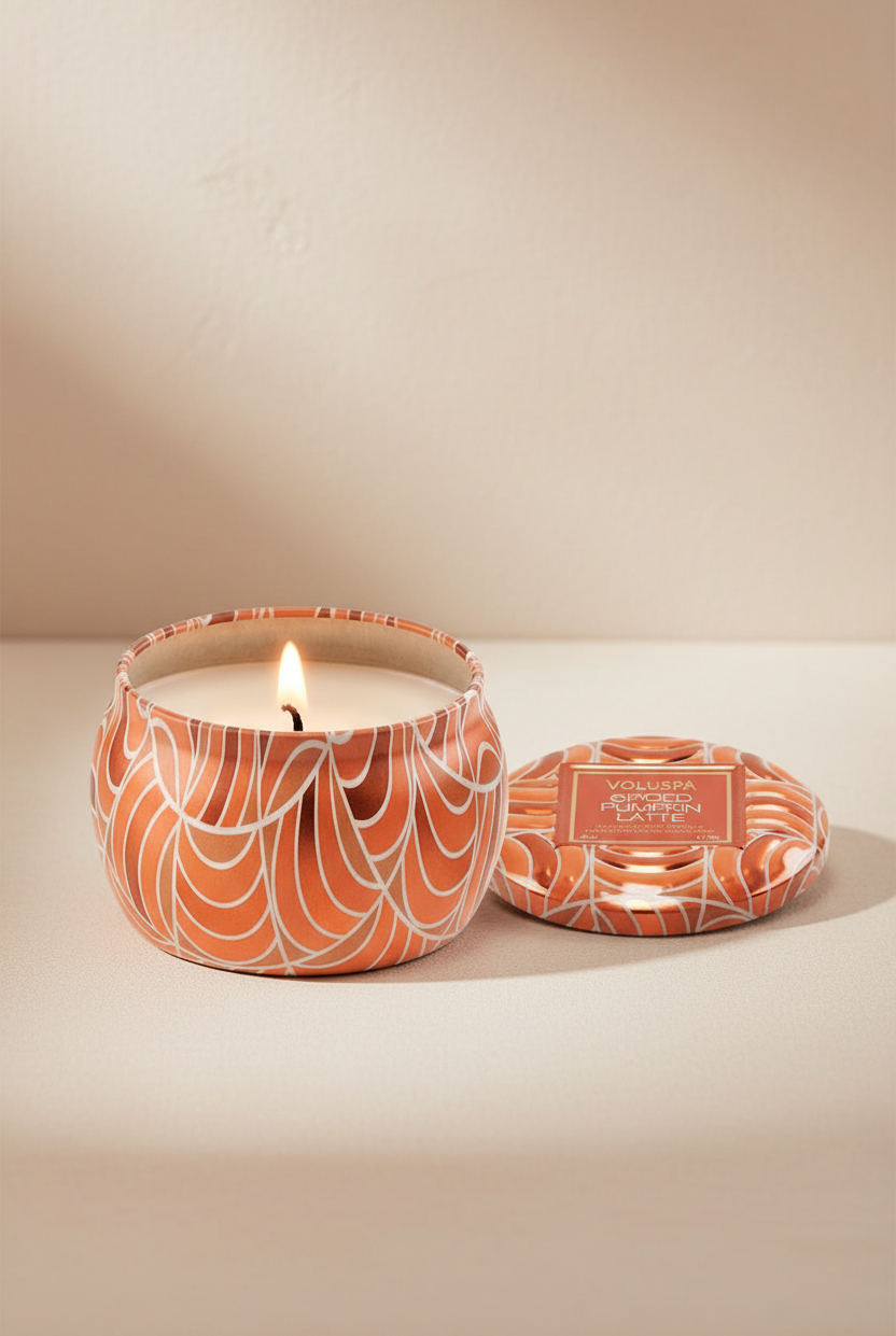 Spiced Pumpkin Latte 1-wick - 25t - Tilbehør - Helt Dilla AS