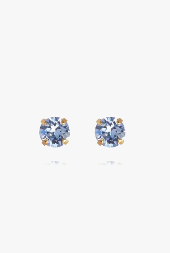 Mini stud earrings - light sapphire - Tilbehør - Helt Dilla AS