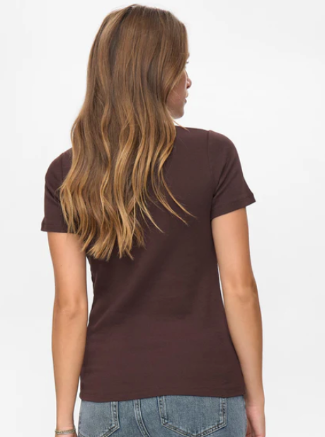 Riley SS Tee - Black Coffee - Singlet, Topper & T-skjorter - Helt Dilla AS