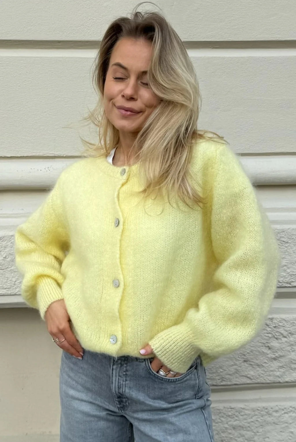 IdaIC Cardigan - Yellow - Cardigans - Helt Dilla AS