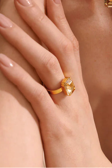 mini lydia ring - golden shadow - Tilbehør - Helt Dilla AS