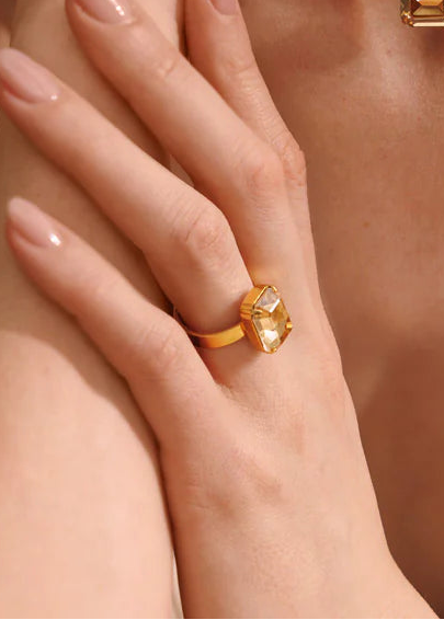 mini lydia ring - golden shadow - Tilbehør - Helt Dilla AS