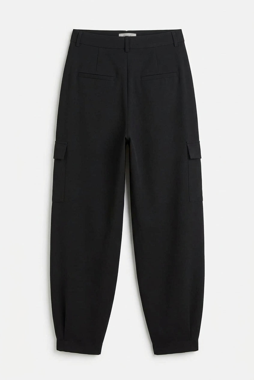 BillieGO Barrel Pants - Black - Bukser - Helt Dilla AS