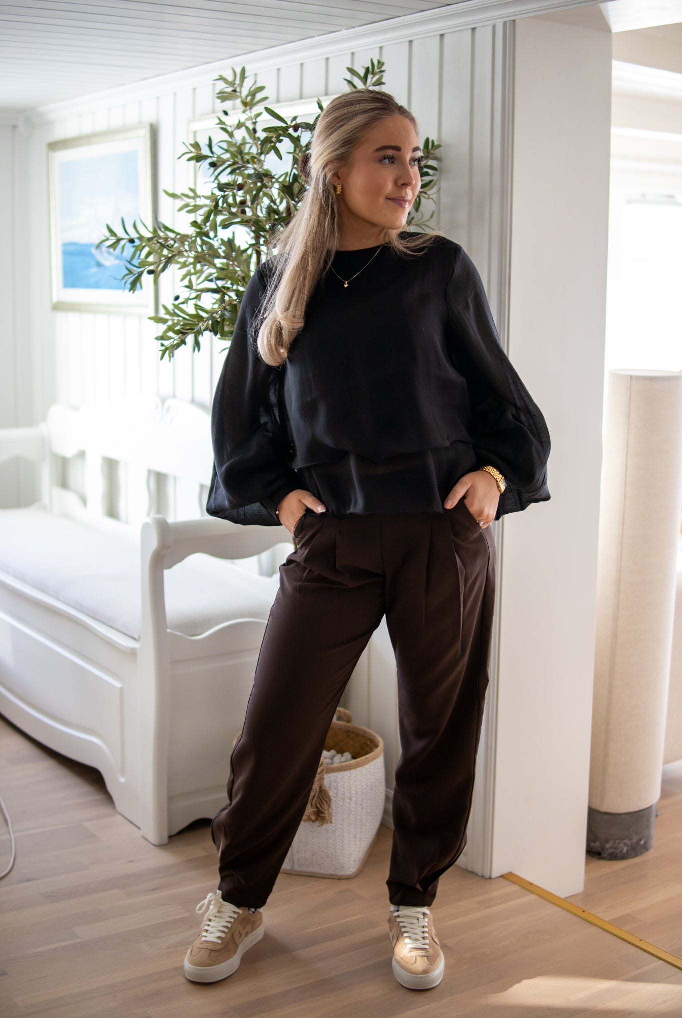 Tilly Blouse - Black - Bluser - Helt Dilla AS