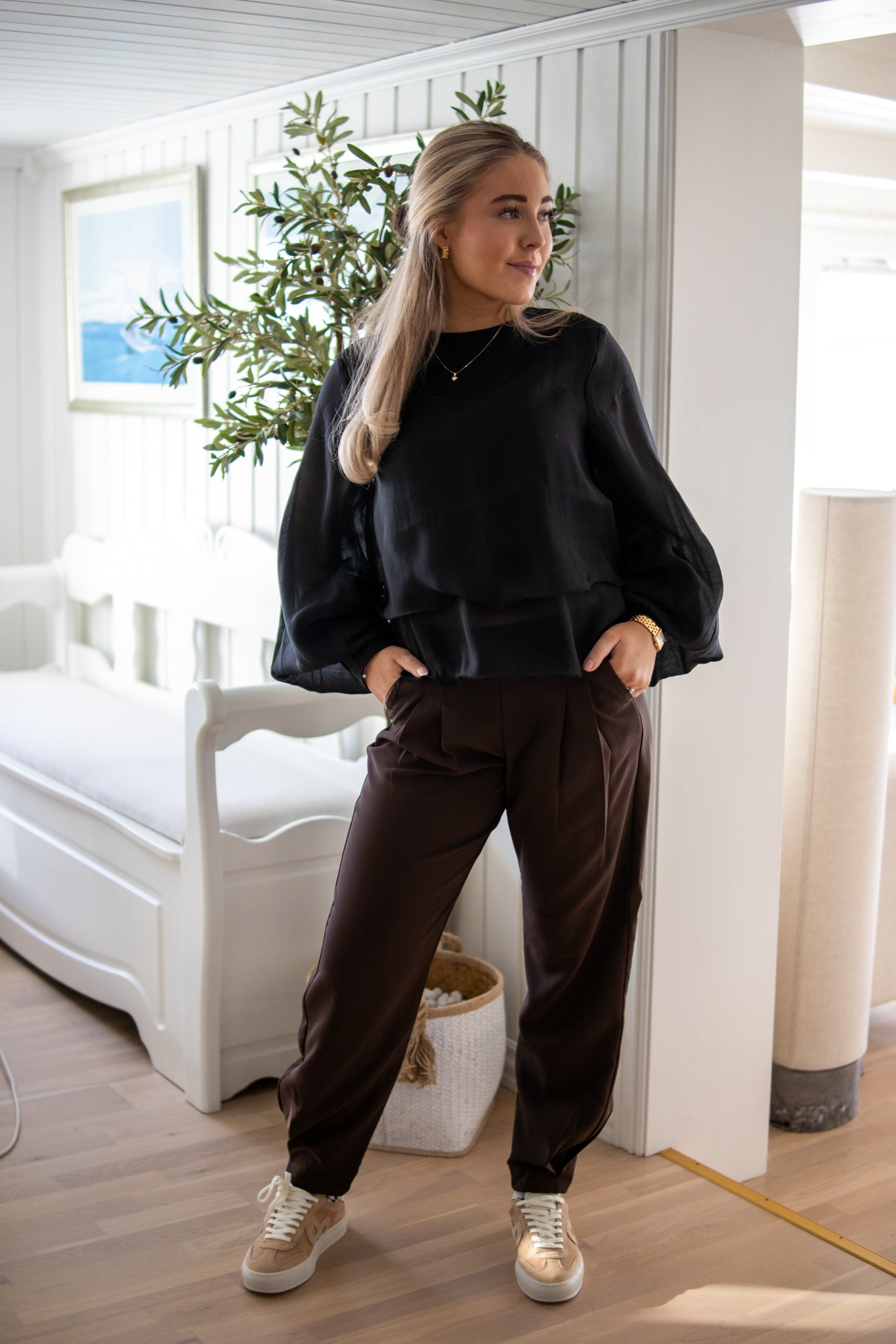 Tilly Blouse - Black - Bluser - Helt Dilla AS