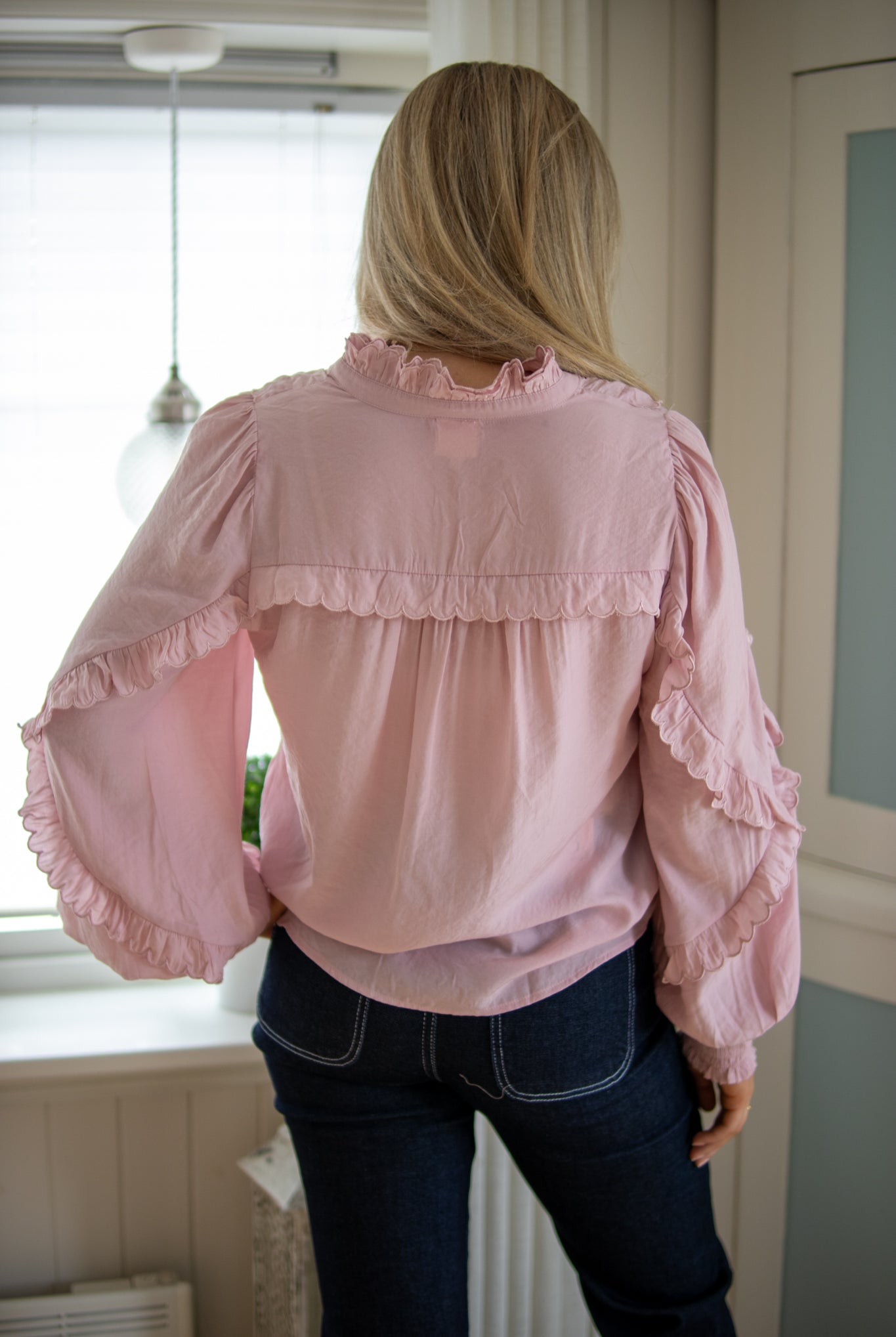 Nana Blouse - Pale Pink - Bluser - Helt Dilla AS
