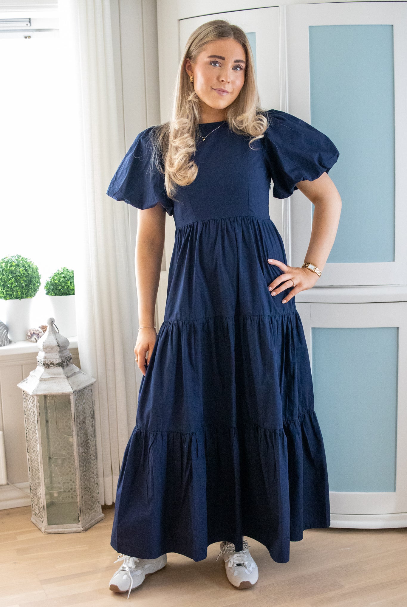 YasColea SS Ankle Dress - Navy Blazer - Kjoler - Helt Dilla AS