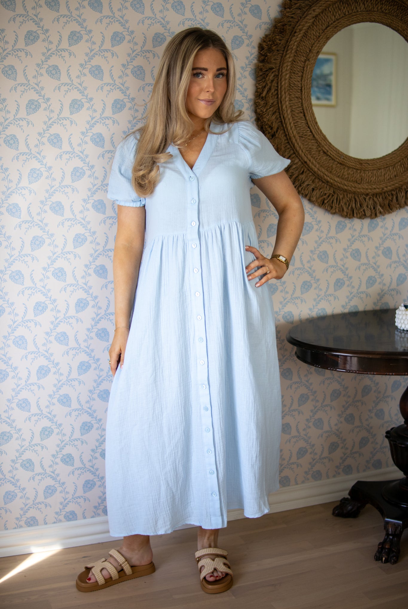 Nissi Dress - Blue - Kjoler - Helt Dilla AS