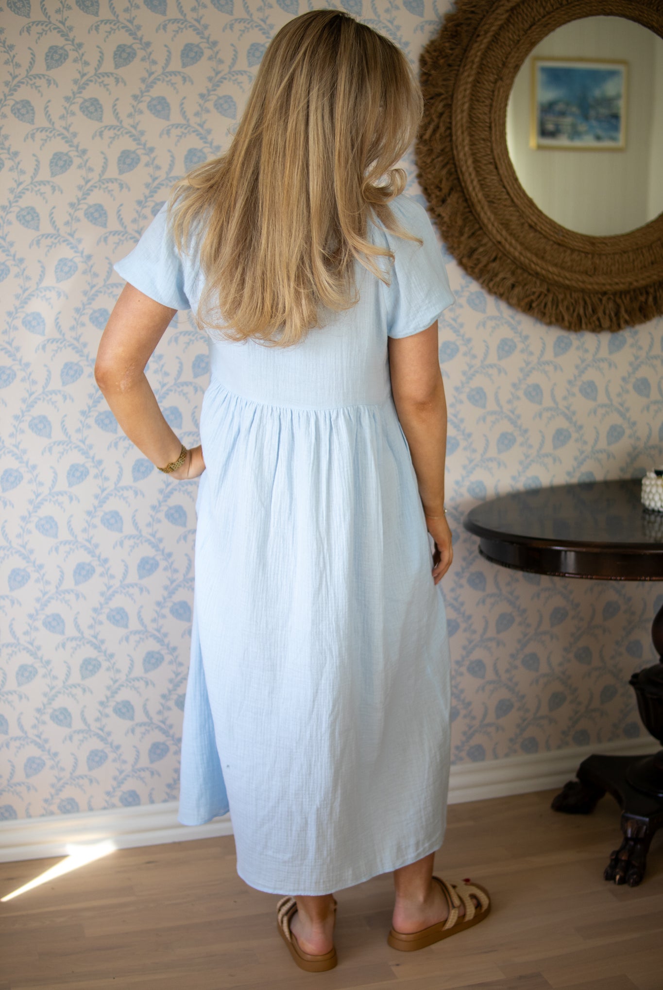 Nissi Dress - Blue - Kjoler - Helt Dilla AS