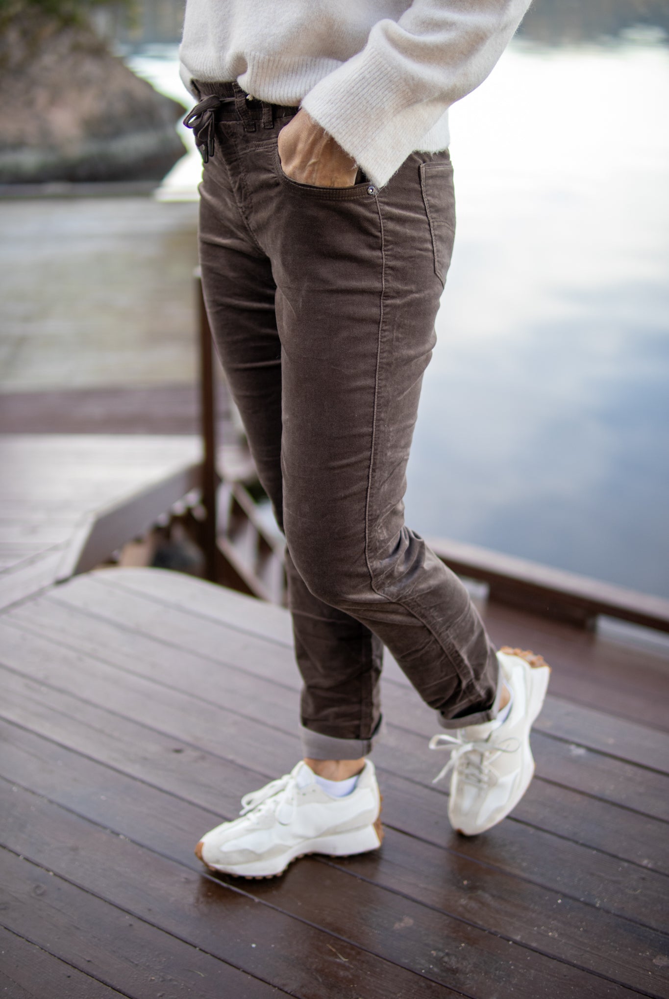 Tessy Velvet - Mud - Bukser - Helt Dilla AS