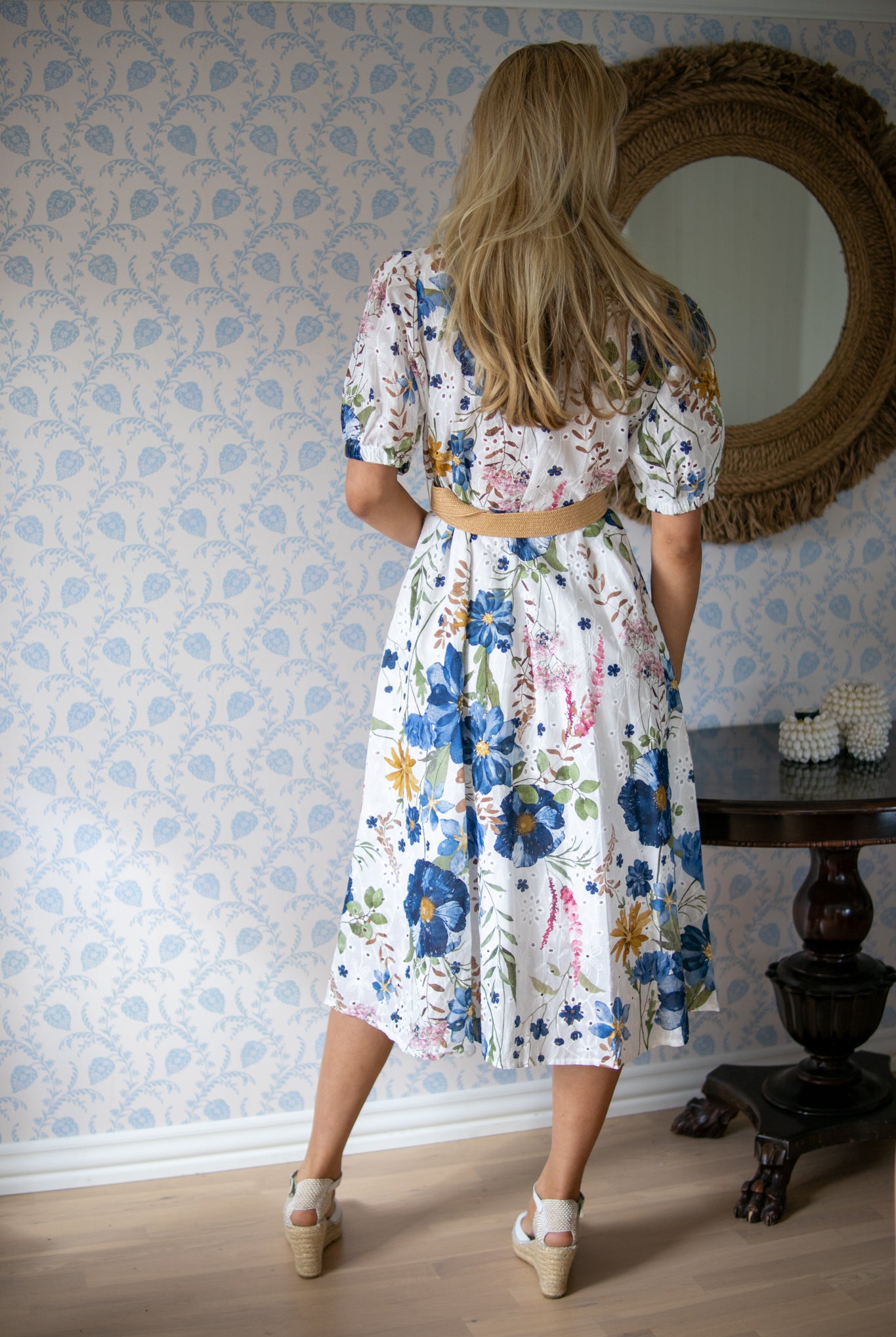 Noéline Bomullskjole - Blå/Rosa/Gul/Grønn - Kjoler - Helt Dilla AS