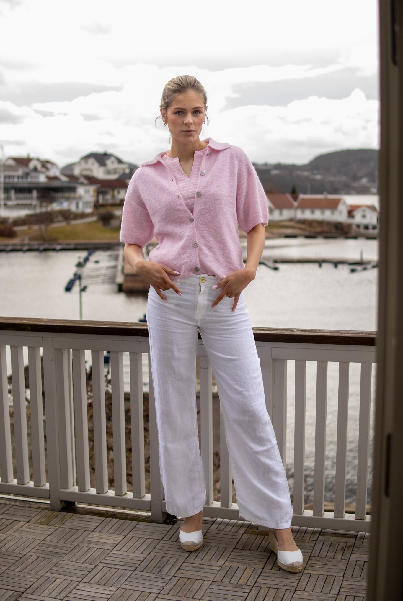 Culotte Linen - White - linbukse - Helt Dilla AS