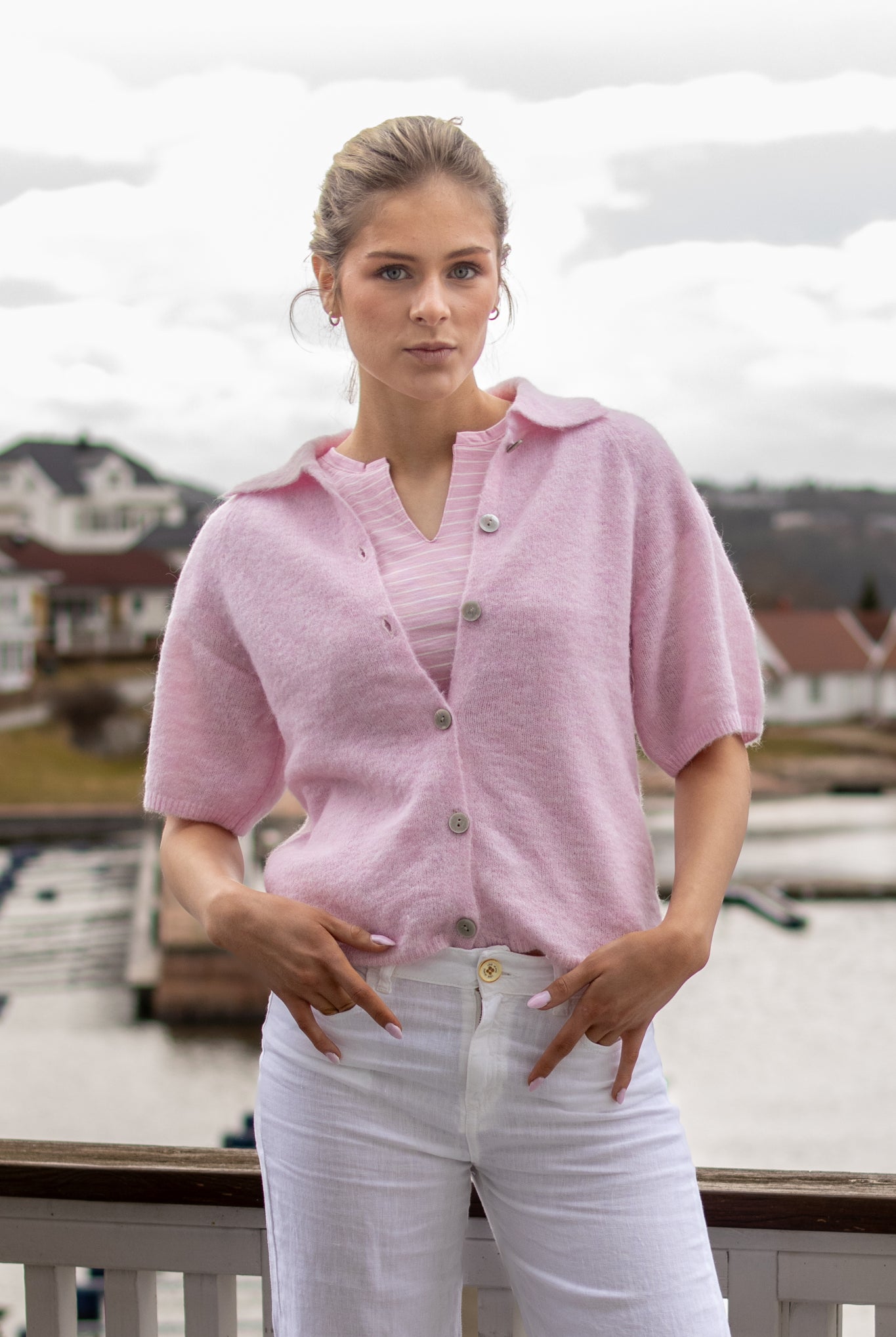 Dura Knit Cardigan - Ballerina Melange - Cardigans - Helt Dilla AS