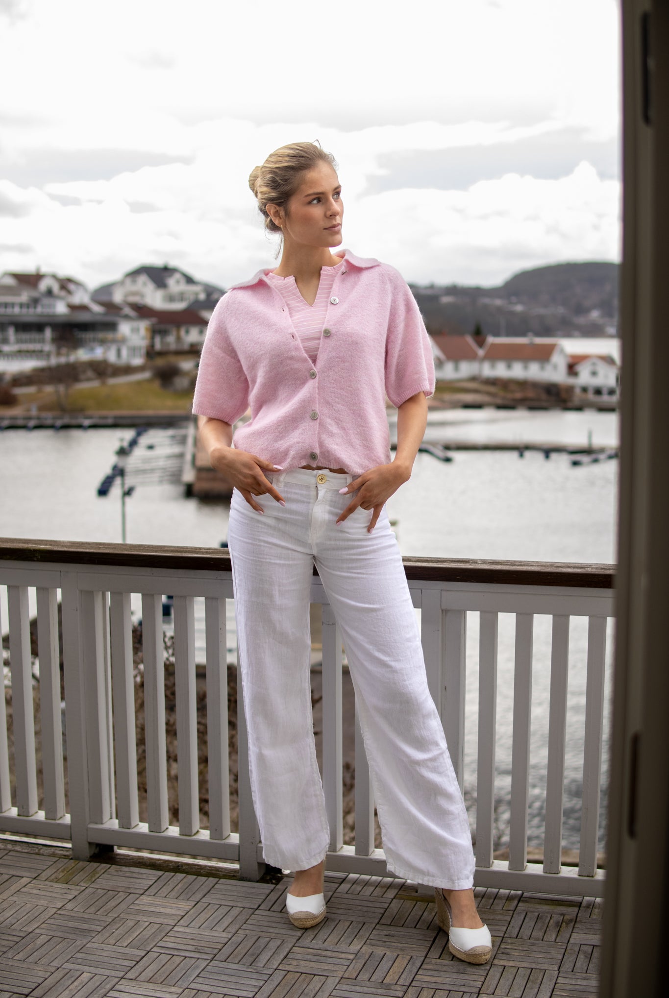 Culotte Linen - White - linbukse - Helt Dilla AS