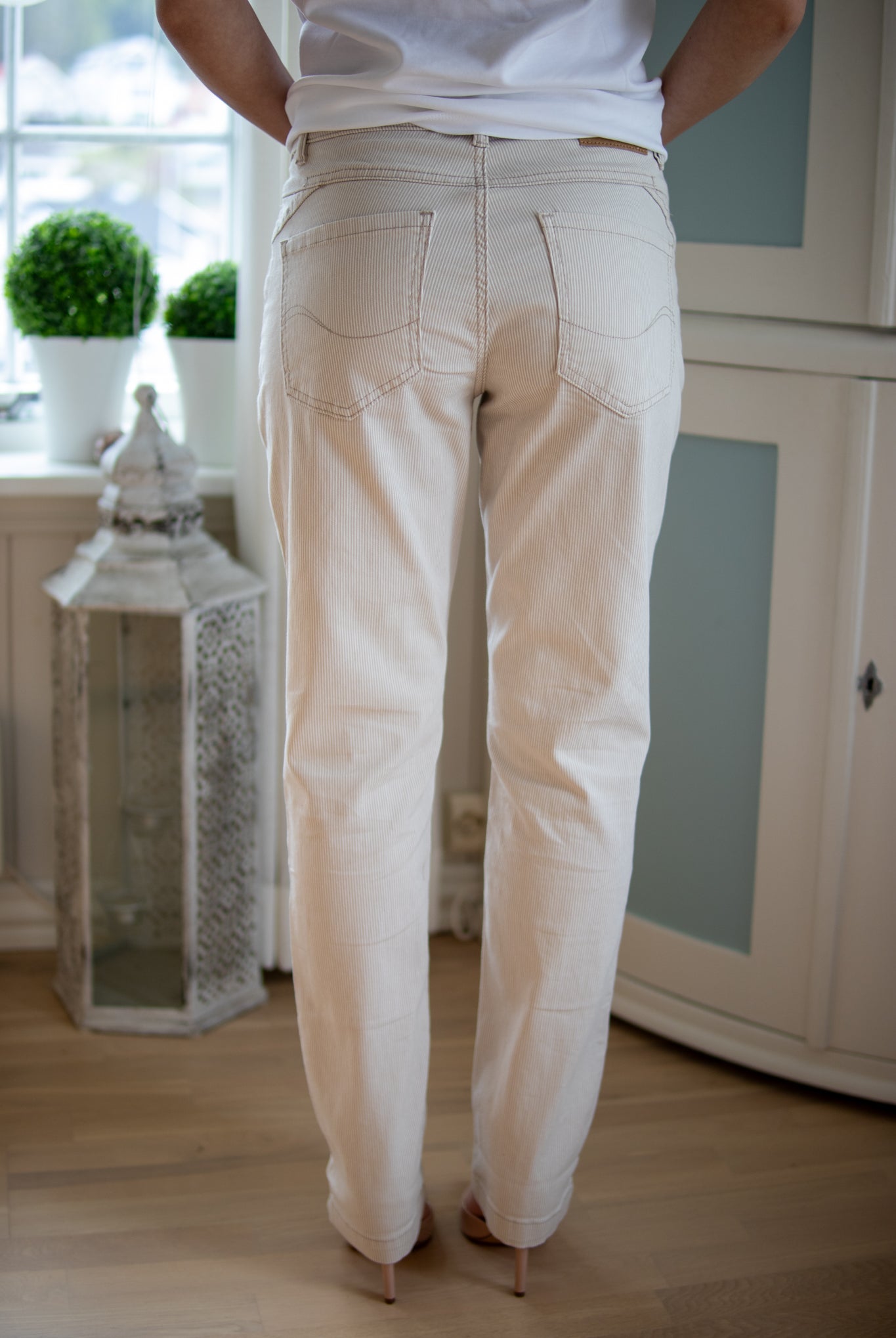 Jani Denim Stripe - Pebble - Jeans - Helt Dilla AS