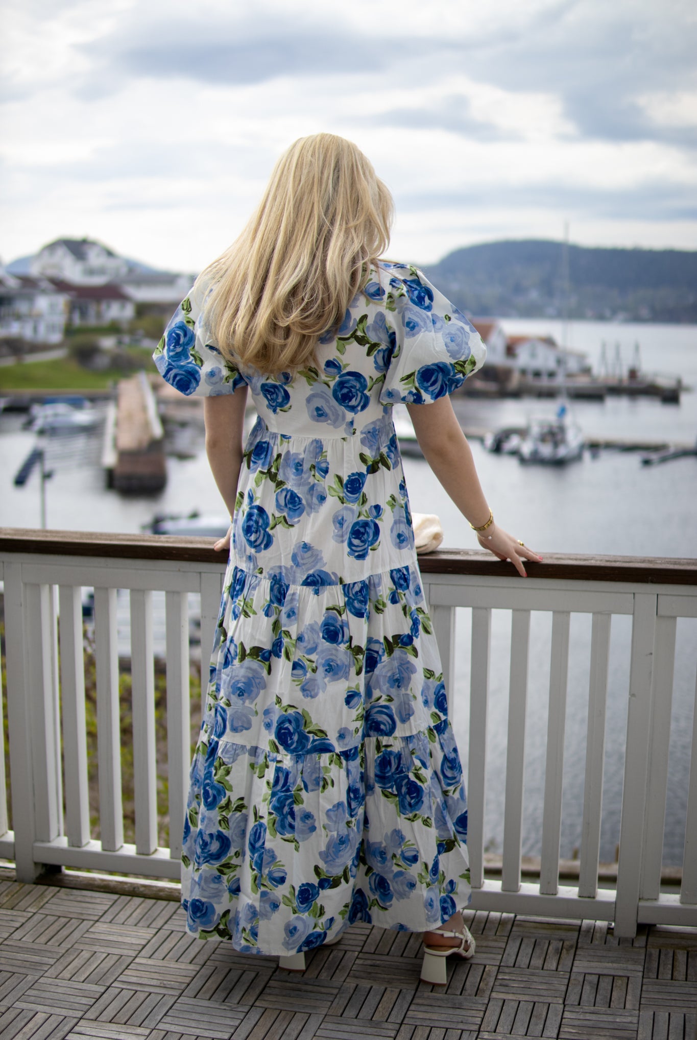 YasColea SS Ankle Dress - Star White / Emula - Kjoler - Helt Dilla AS
