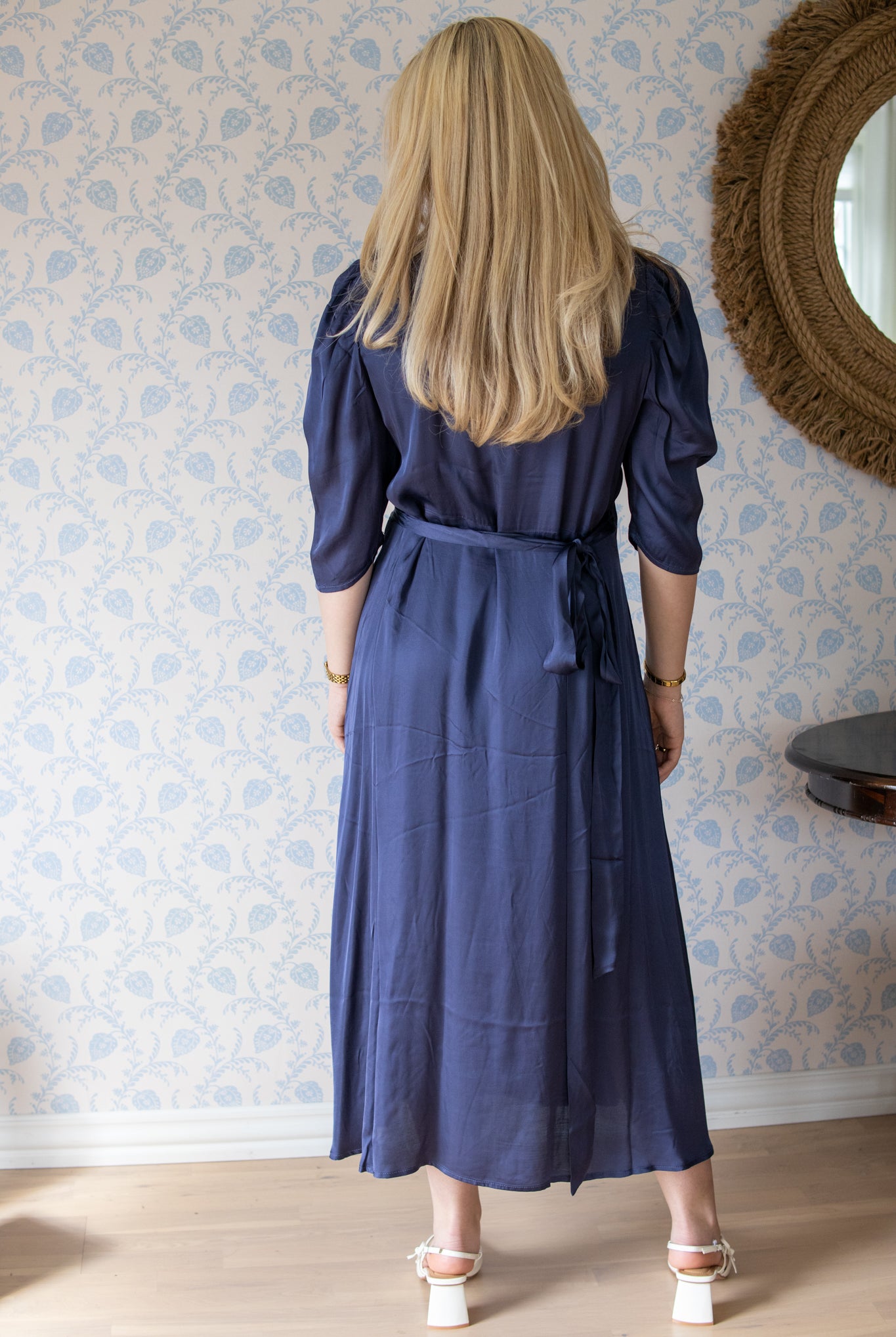 Scarlett Solid Dress - Dark Blue - Kjoler - Helt Dilla AS