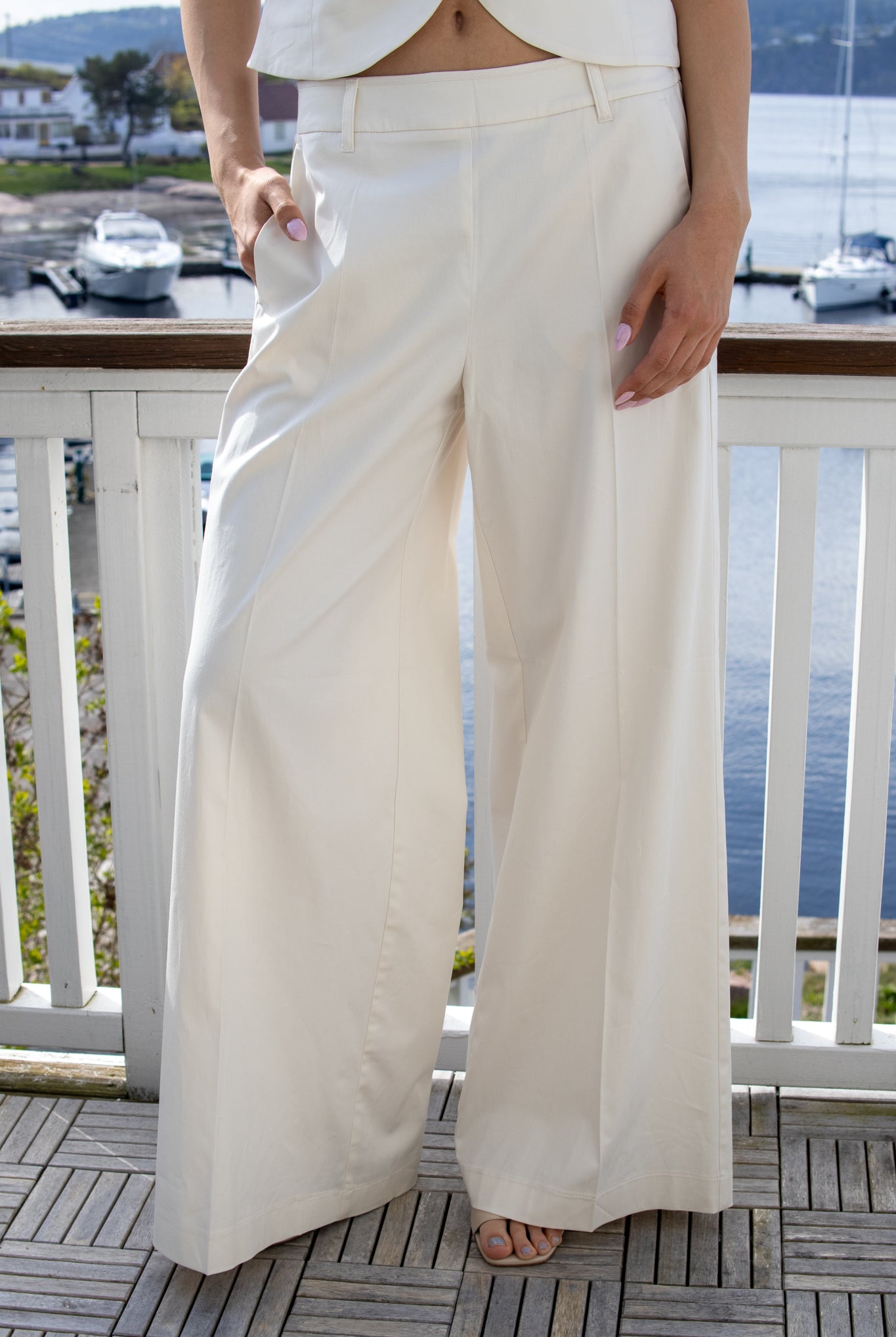 Long Trousers - Off White - Bukser - Helt Dilla AS