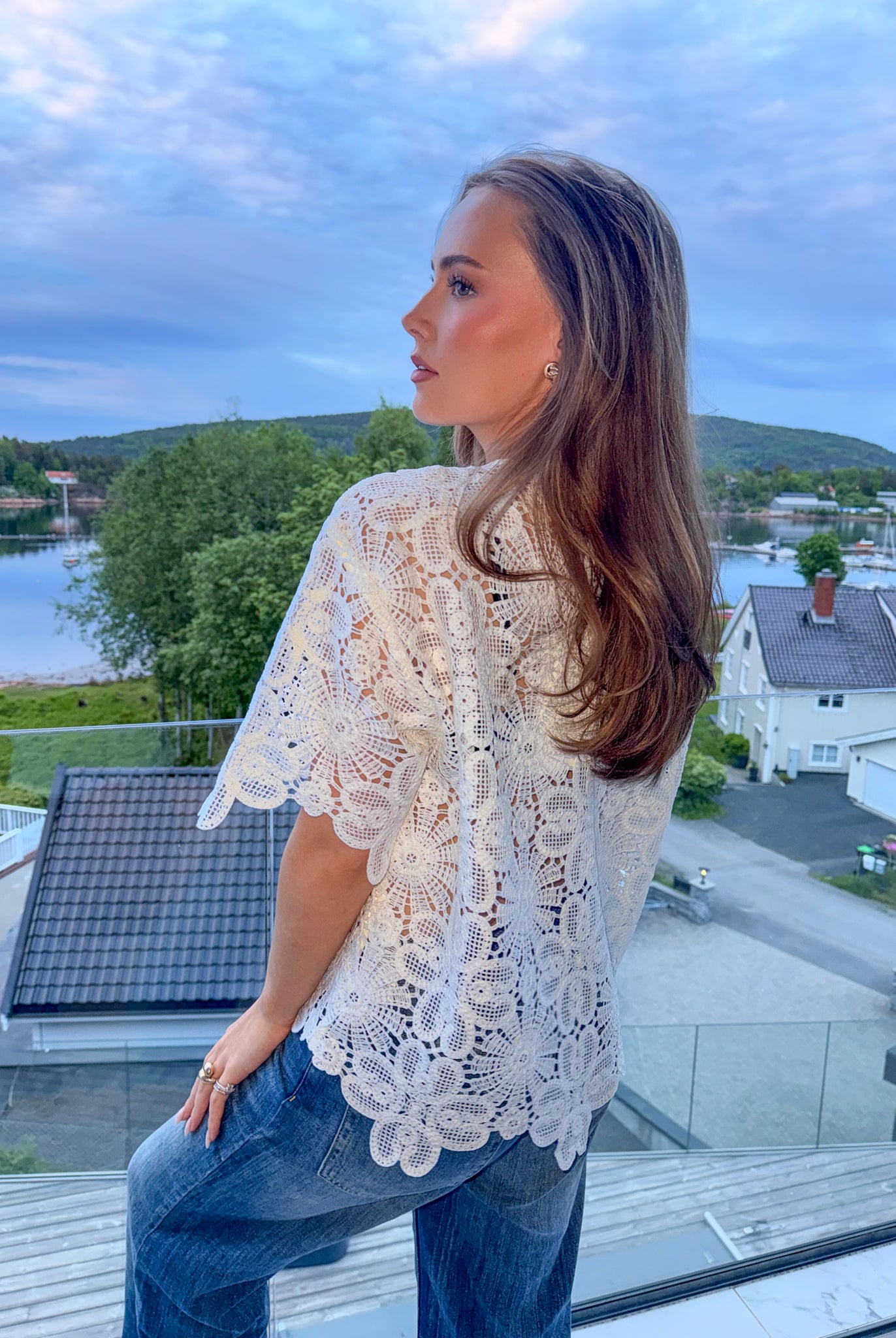 CM Vilja Blouse - Jet Stream - Topp - Helt Dilla AS
