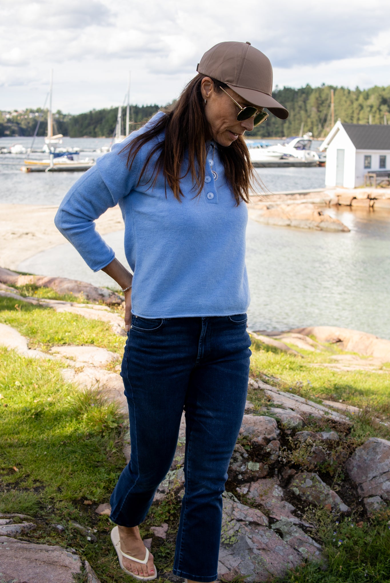 Johanna kick flare - Wash Cool Midnight Blue - Bukser - Helt Dilla AS