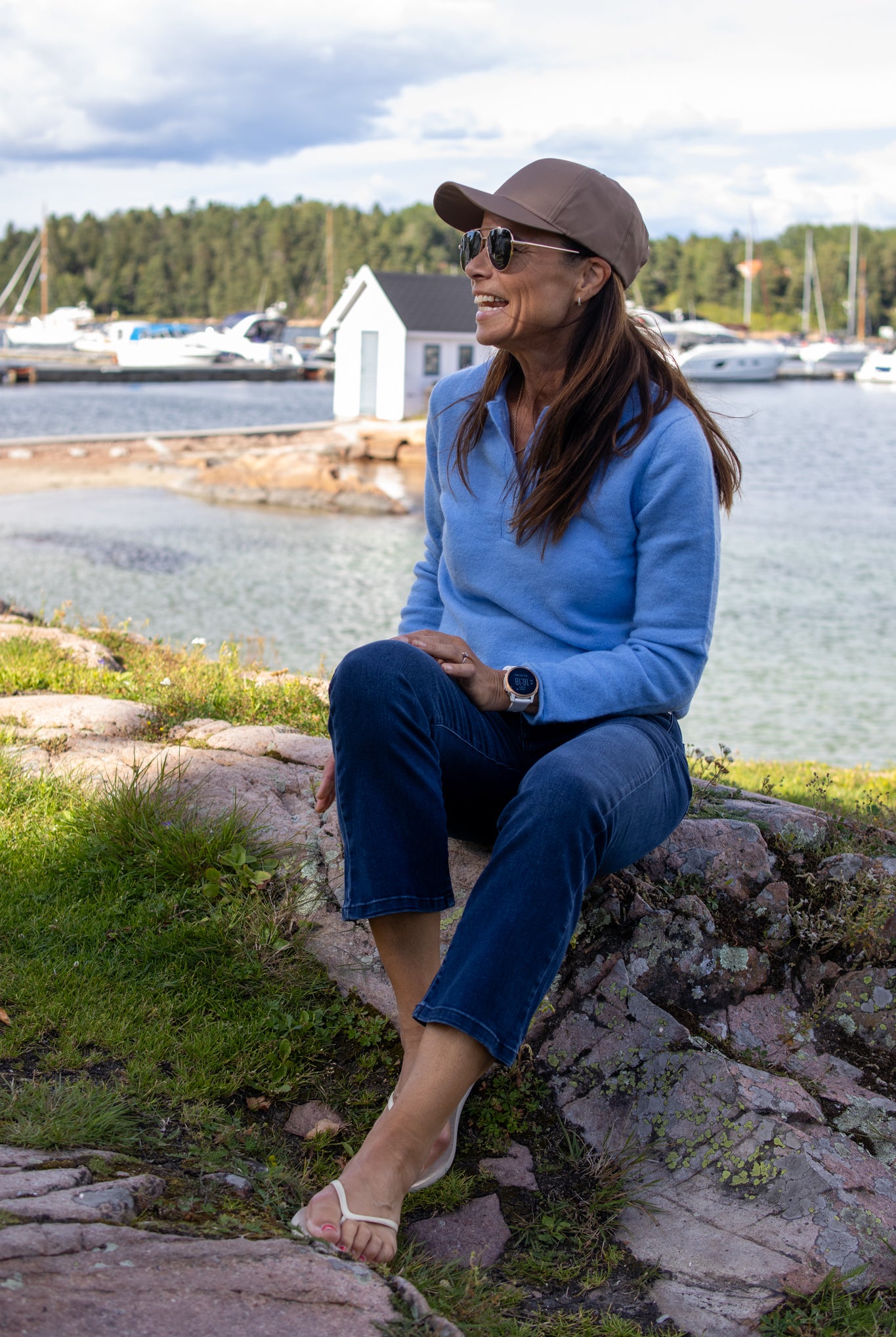 Johanna kick flare - Wash Cool Midnight Blue - Bukser - Helt Dilla AS