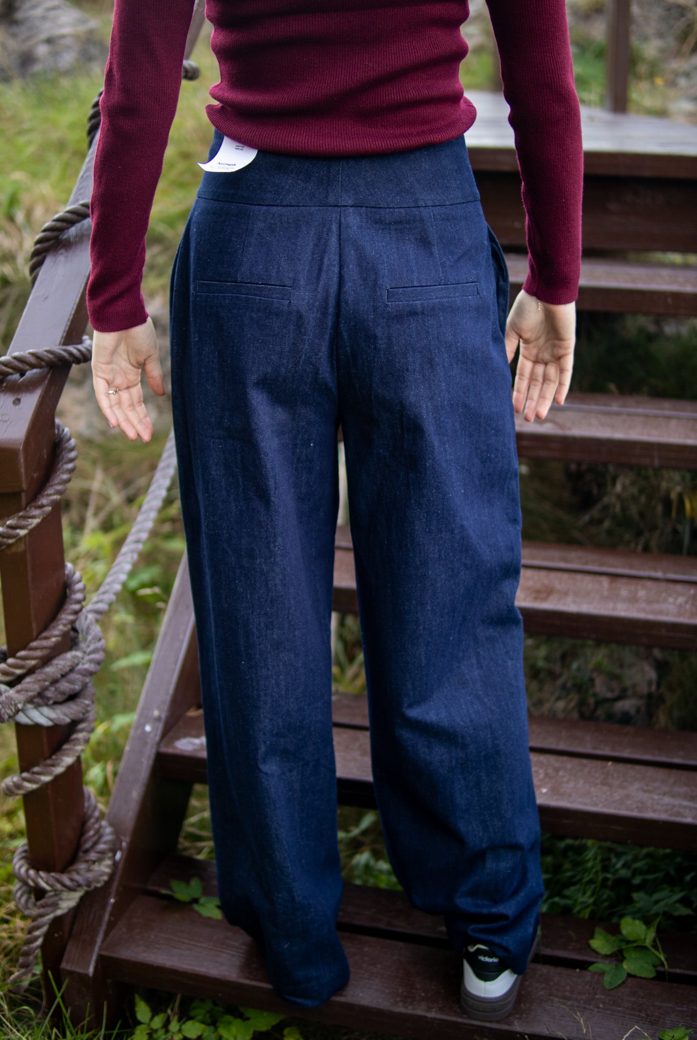 Bussy Denim Pant - Dark Blue Denim - Jeans - Helt Dilla AS