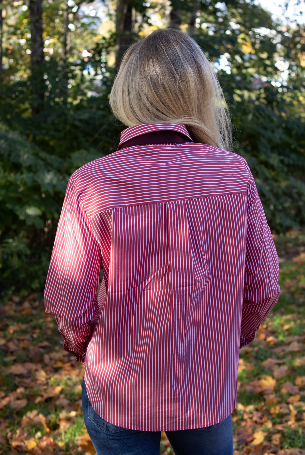 NuPaloma Tie Shirt - Goji Berry - Skjorter - Helt Dilla AS