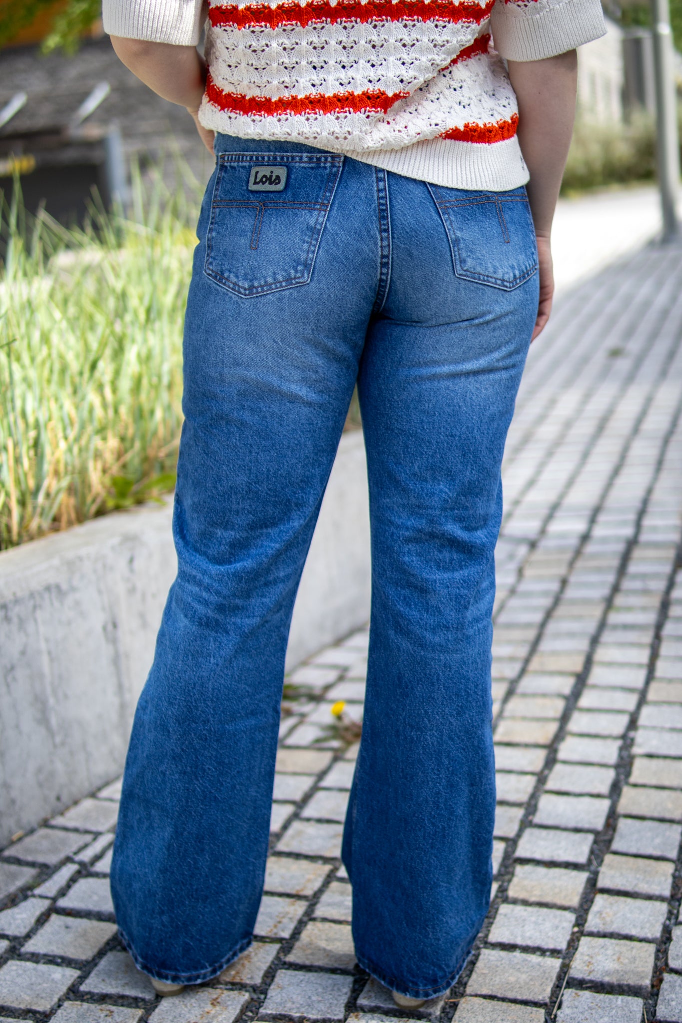 Ninette jackson - distressed double stone - Jeans - Helt Dilla AS