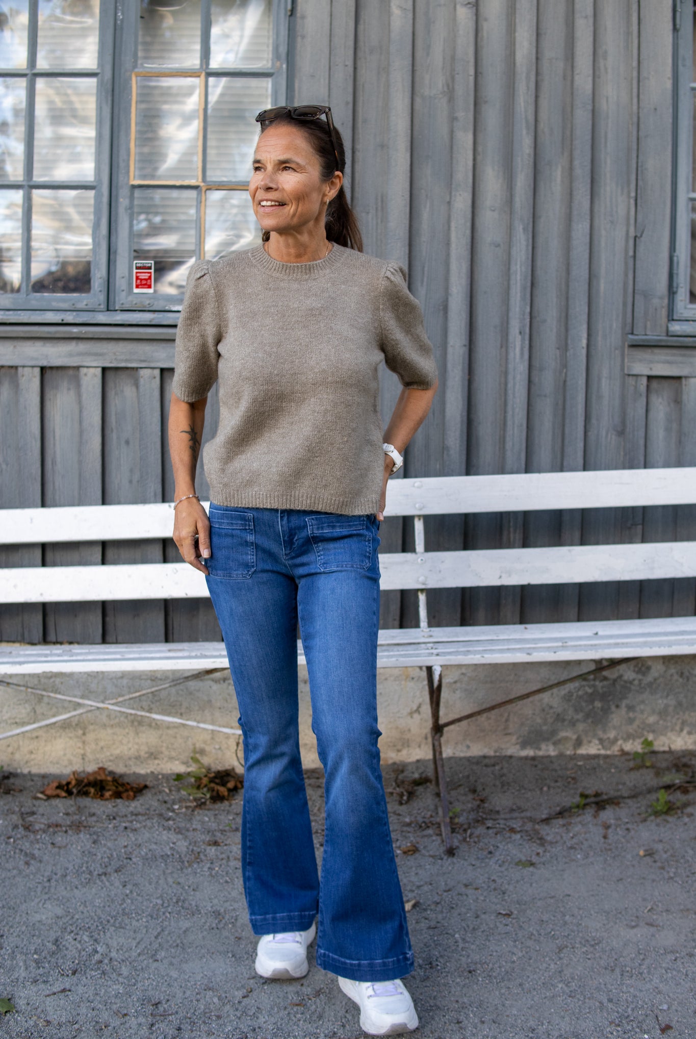 Ann Charlotte Jeans - Wash Middark Nottingham - Jeans - Helt Dilla AS