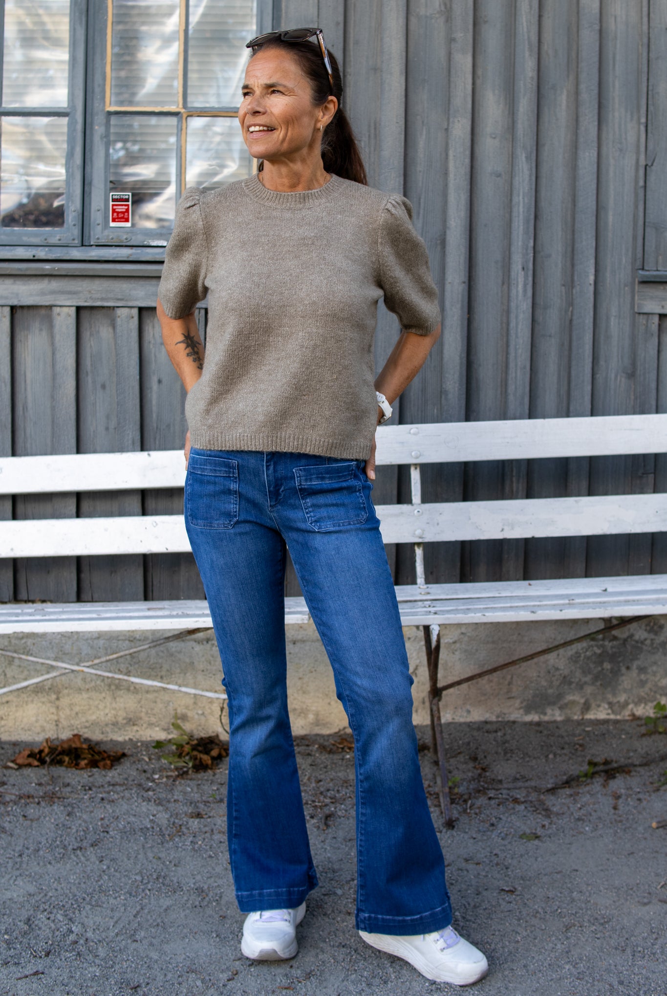 Ann Charlotte Jeans - Wash Middark Nottingham - Jeans - Helt Dilla AS