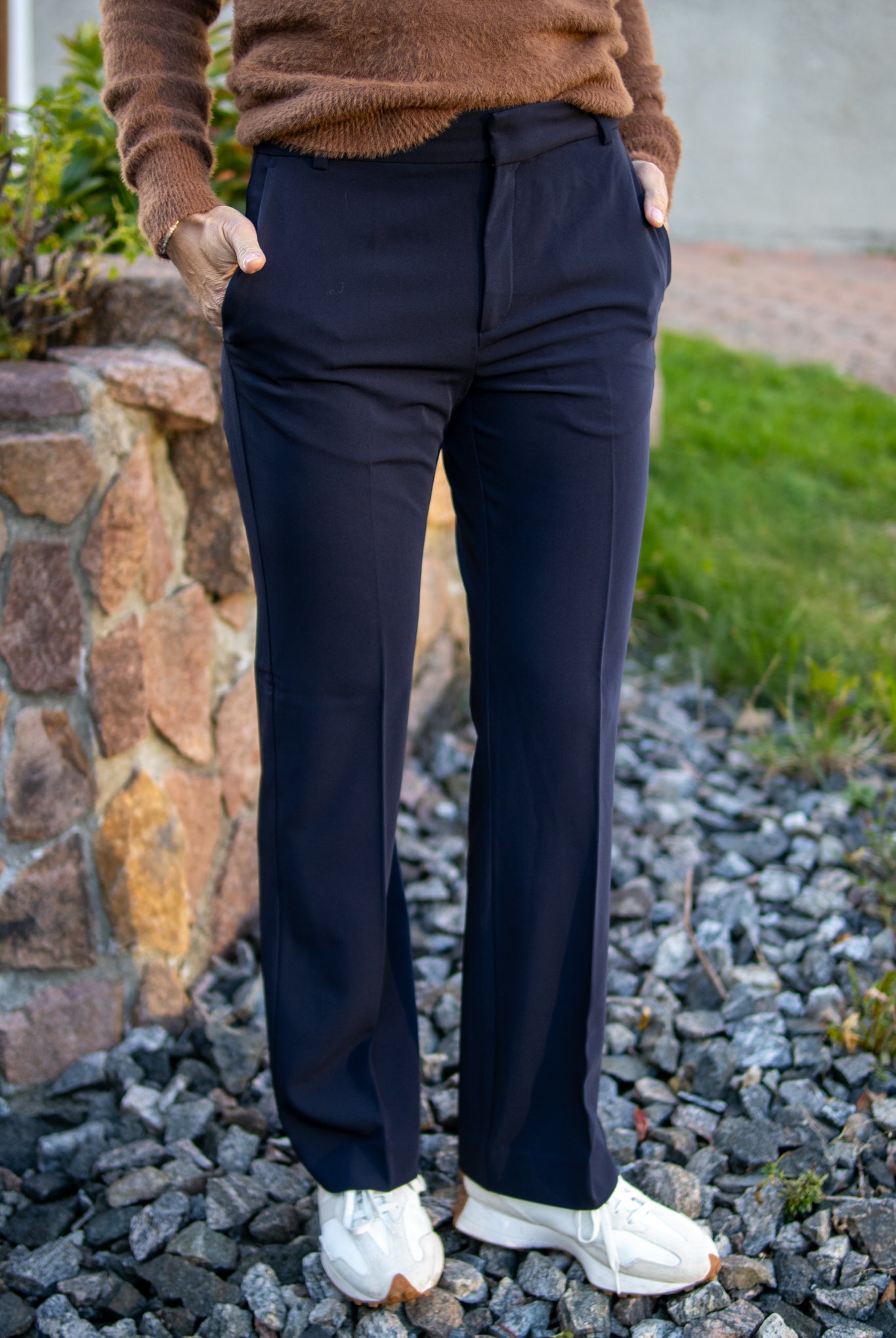 Veta Adian Bootcut pant - Marine Blue - Bukser - Helt Dilla AS