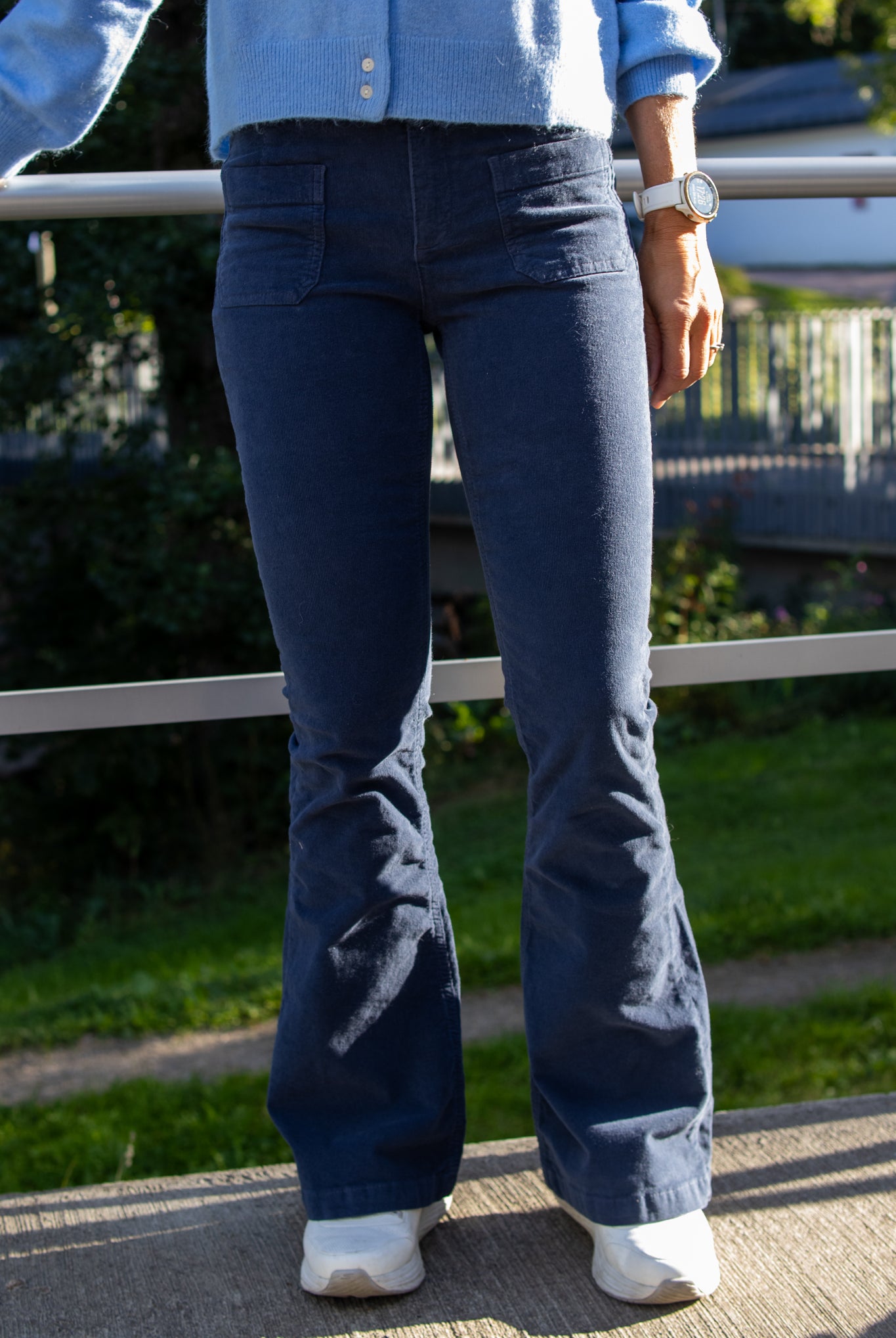 Ann Charlotte Jeans Baby Cord - Deep Navy BLue - Jeans - Helt Dilla AS