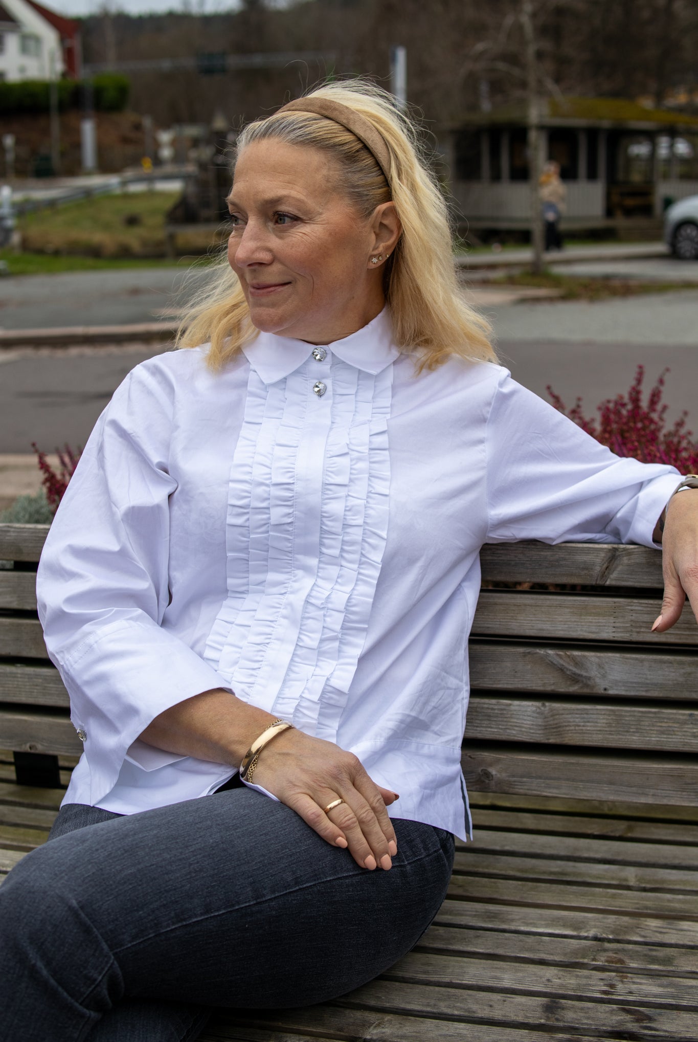 Vinny Skjorte - Bright White - Skjorter - Helt Dilla AS