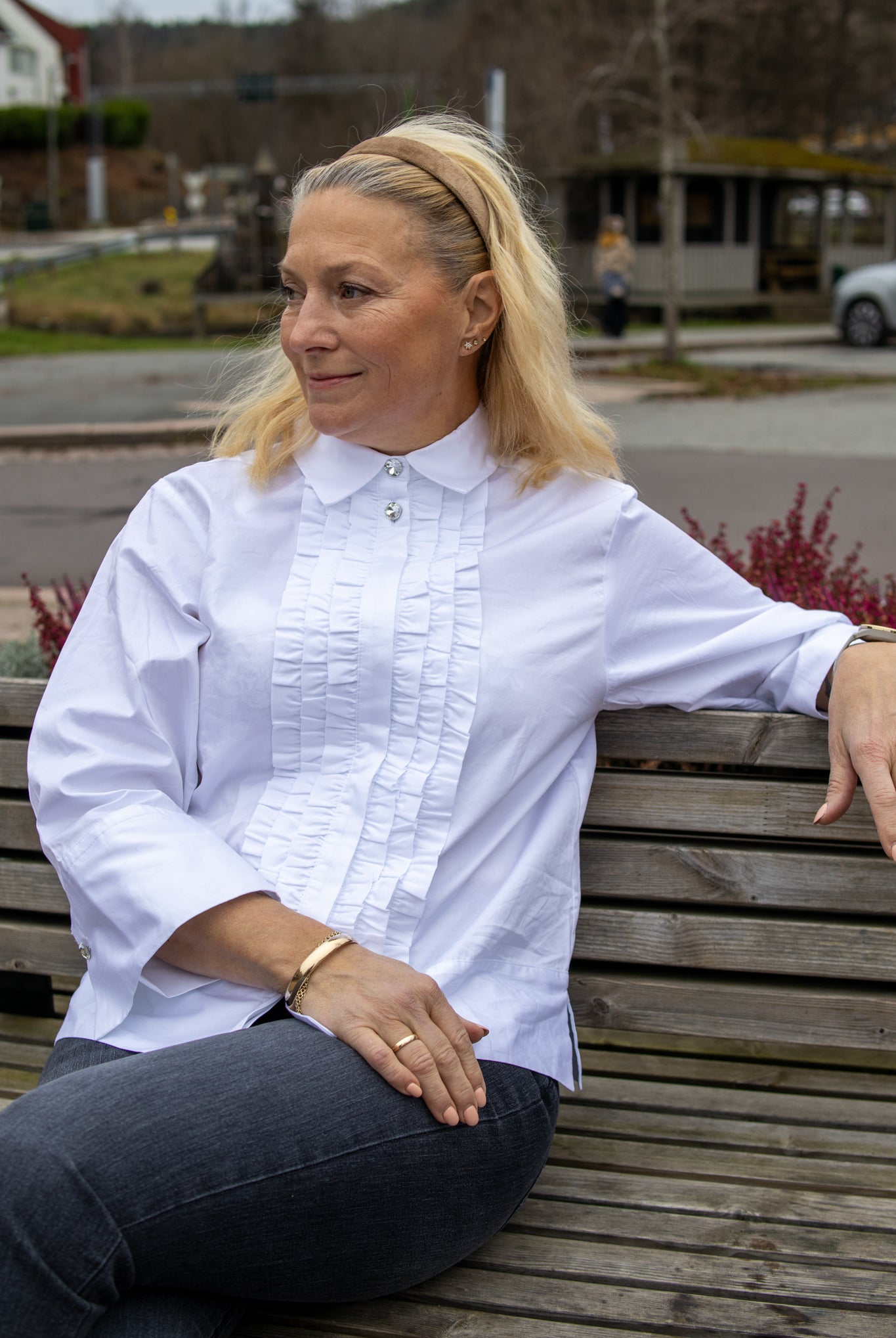 Vinny Skjorte - Bright White - Skjorter - Helt Dilla AS