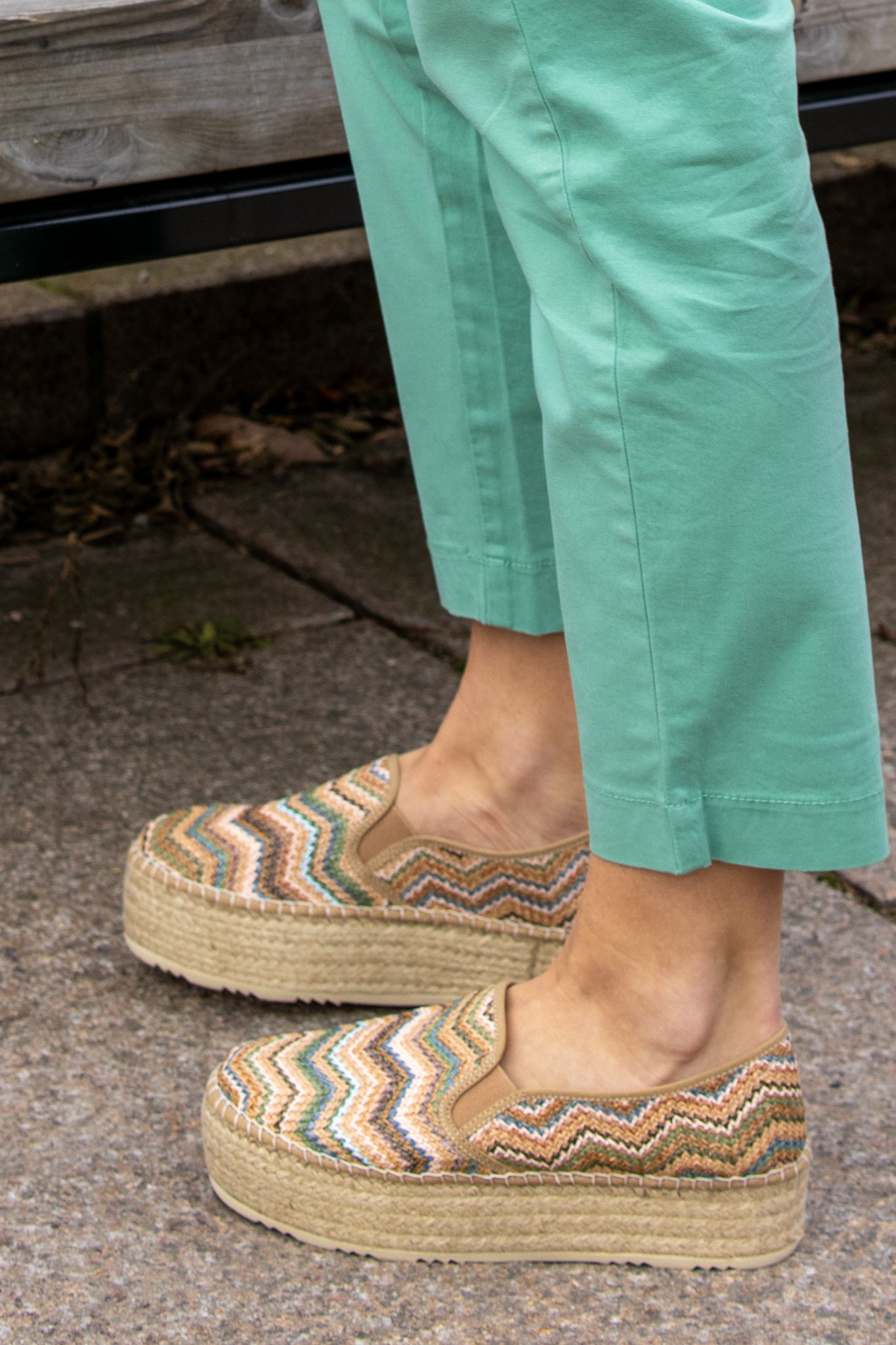 LILLY1ET - BEIGE mønster - Sko - Helt Dilla AS