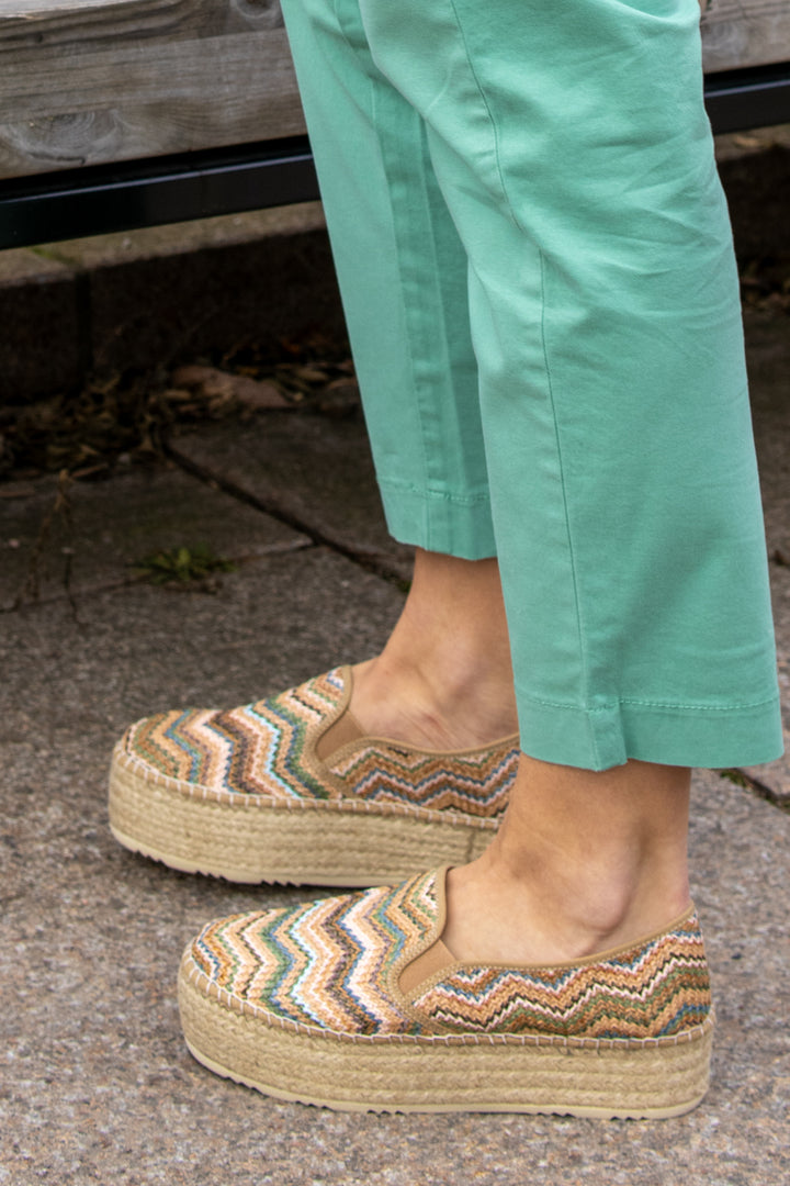 LILLY1ET - BEIGE mønster - Sko - Helt Dilla AS