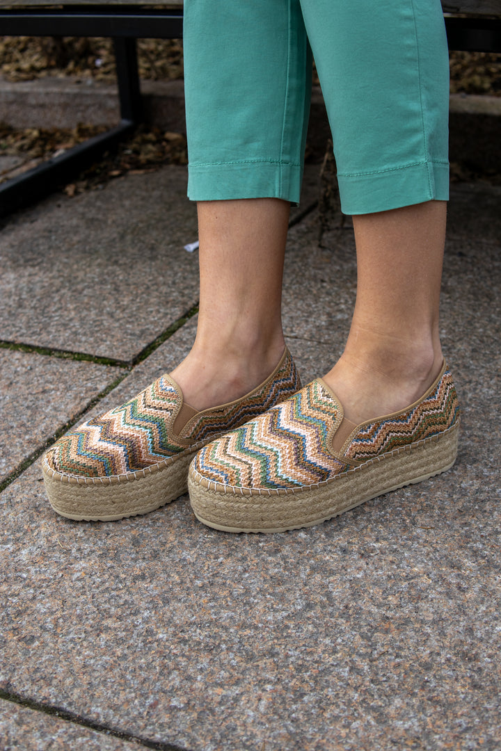 LILLY1ET - BEIGE mønster - Sko - Helt Dilla AS