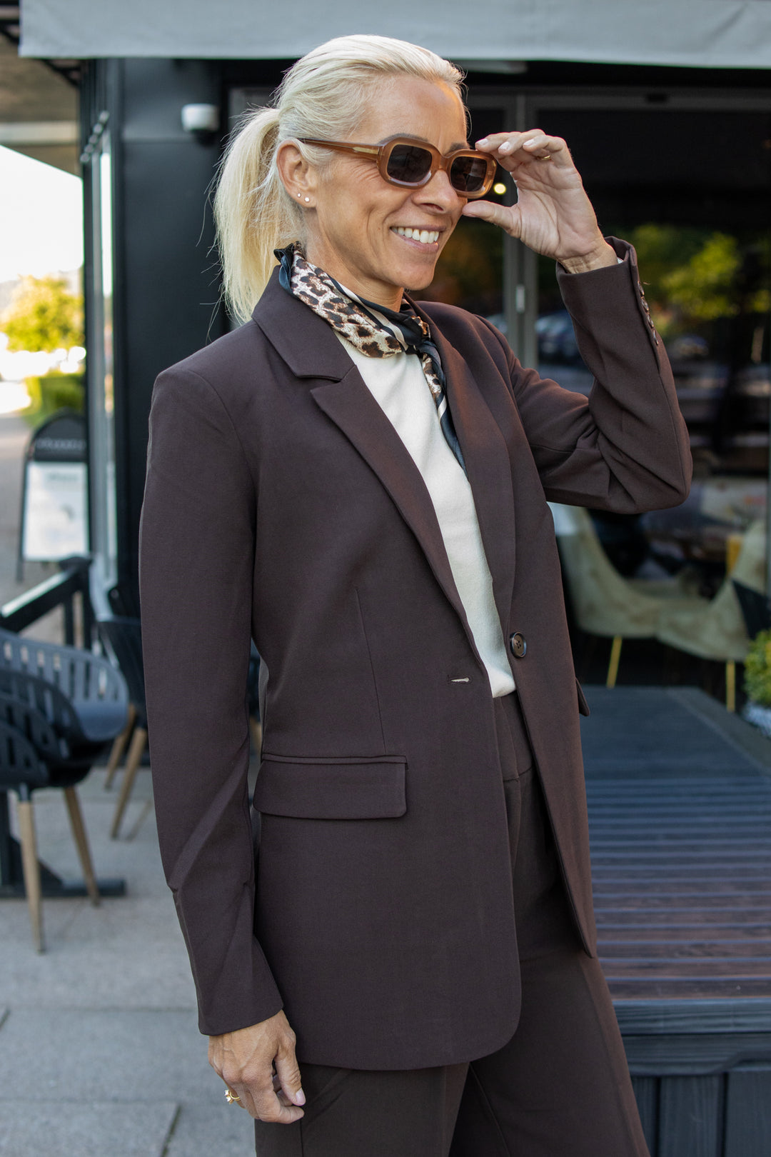 Bussy Blazer - Coffee Brown - Blazer - Helt Dilla AS