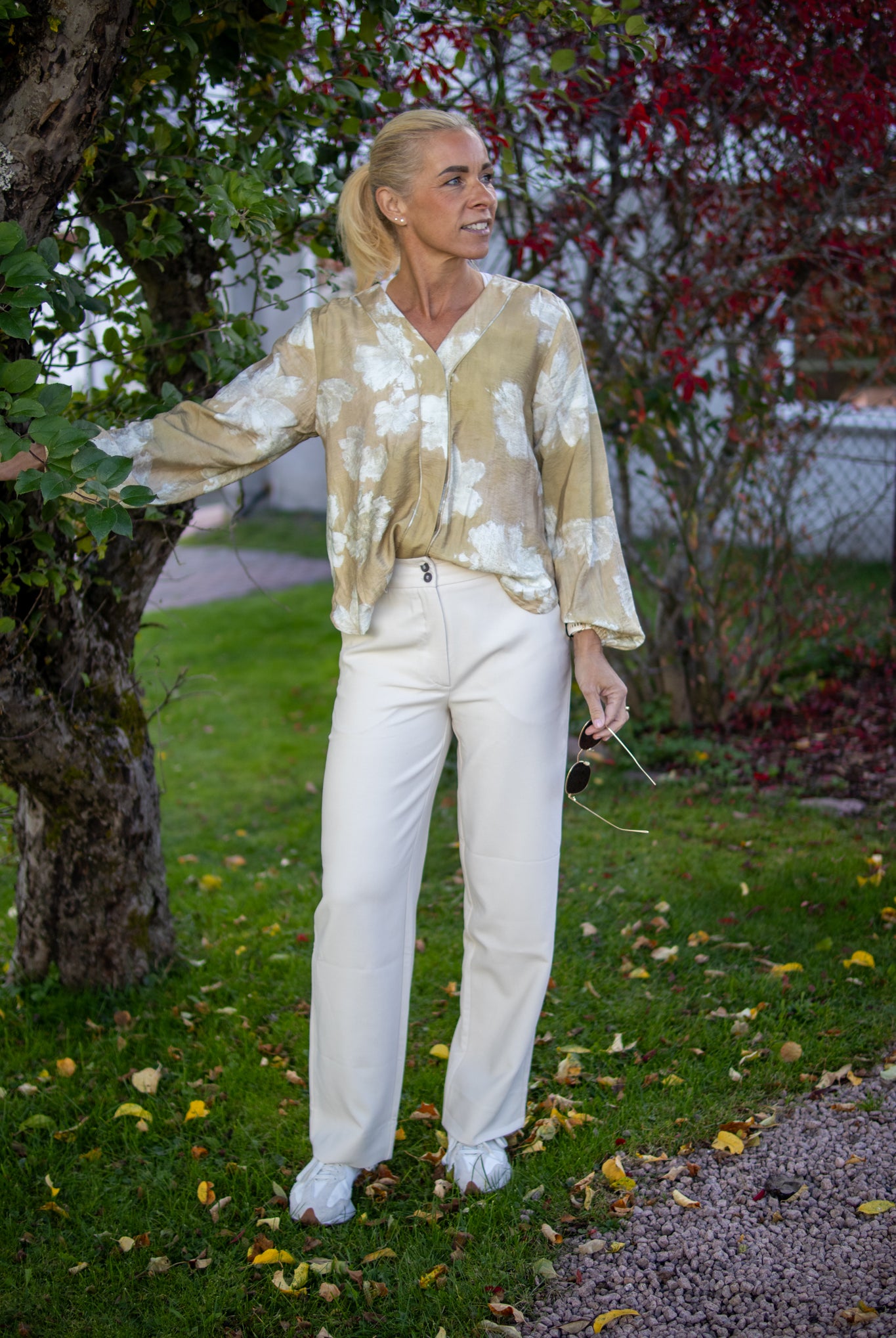 Sophia Regular - Ivory Melange - Bukser - Helt Dilla AS