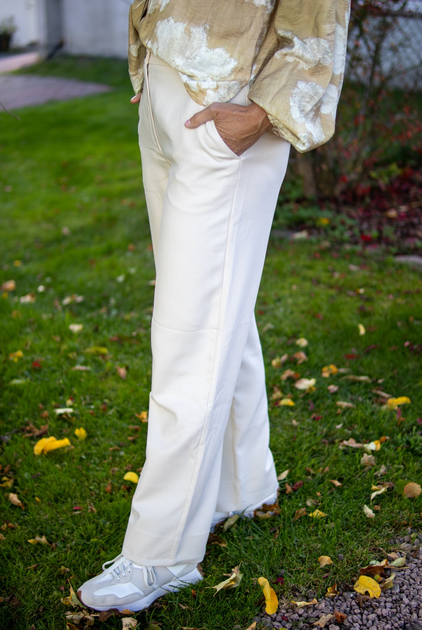 Sophia Regular - Ivory Melange - Bukser - Helt Dilla AS