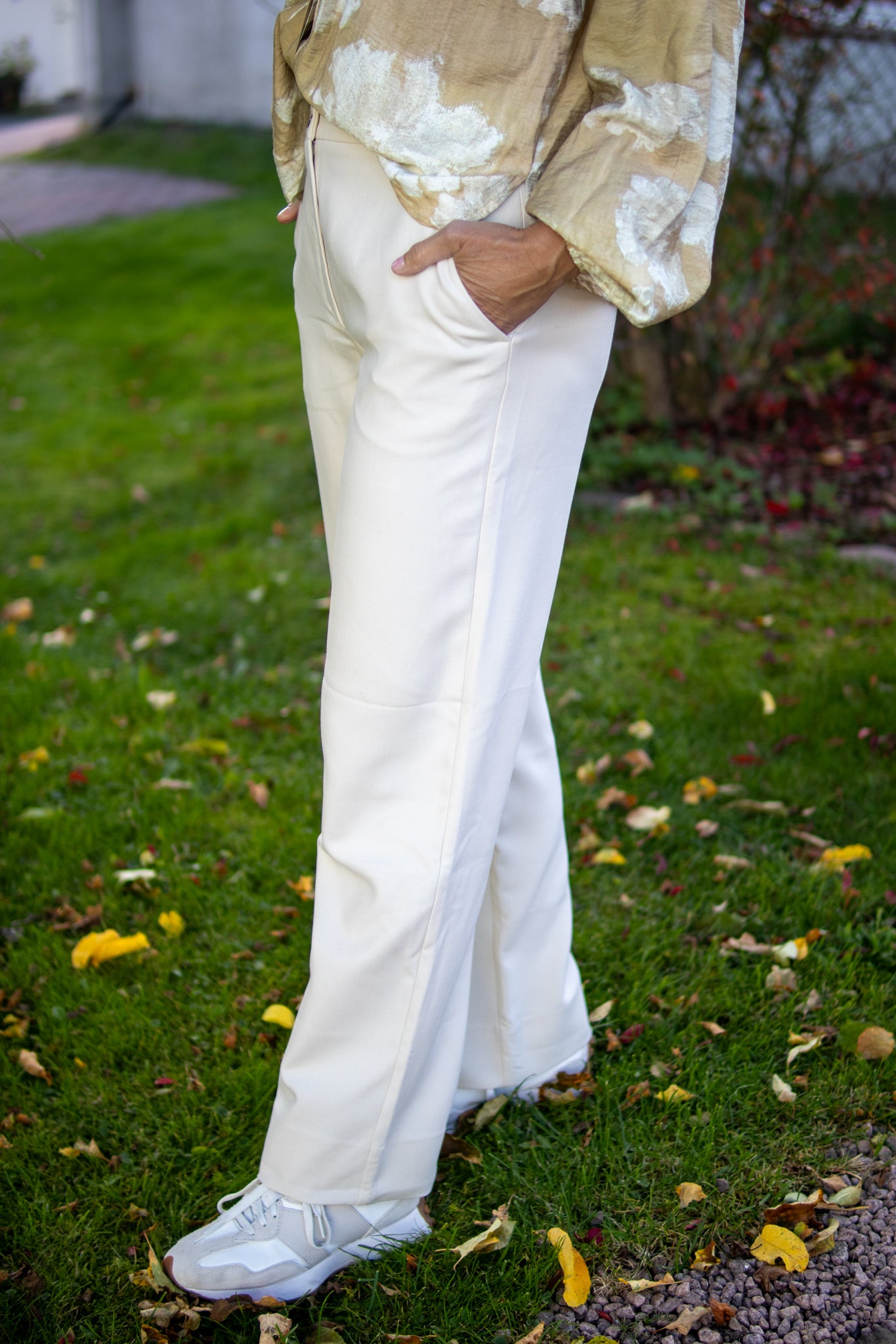 Sophia Regular - Ivory Melange - Bukser - Helt Dilla AS