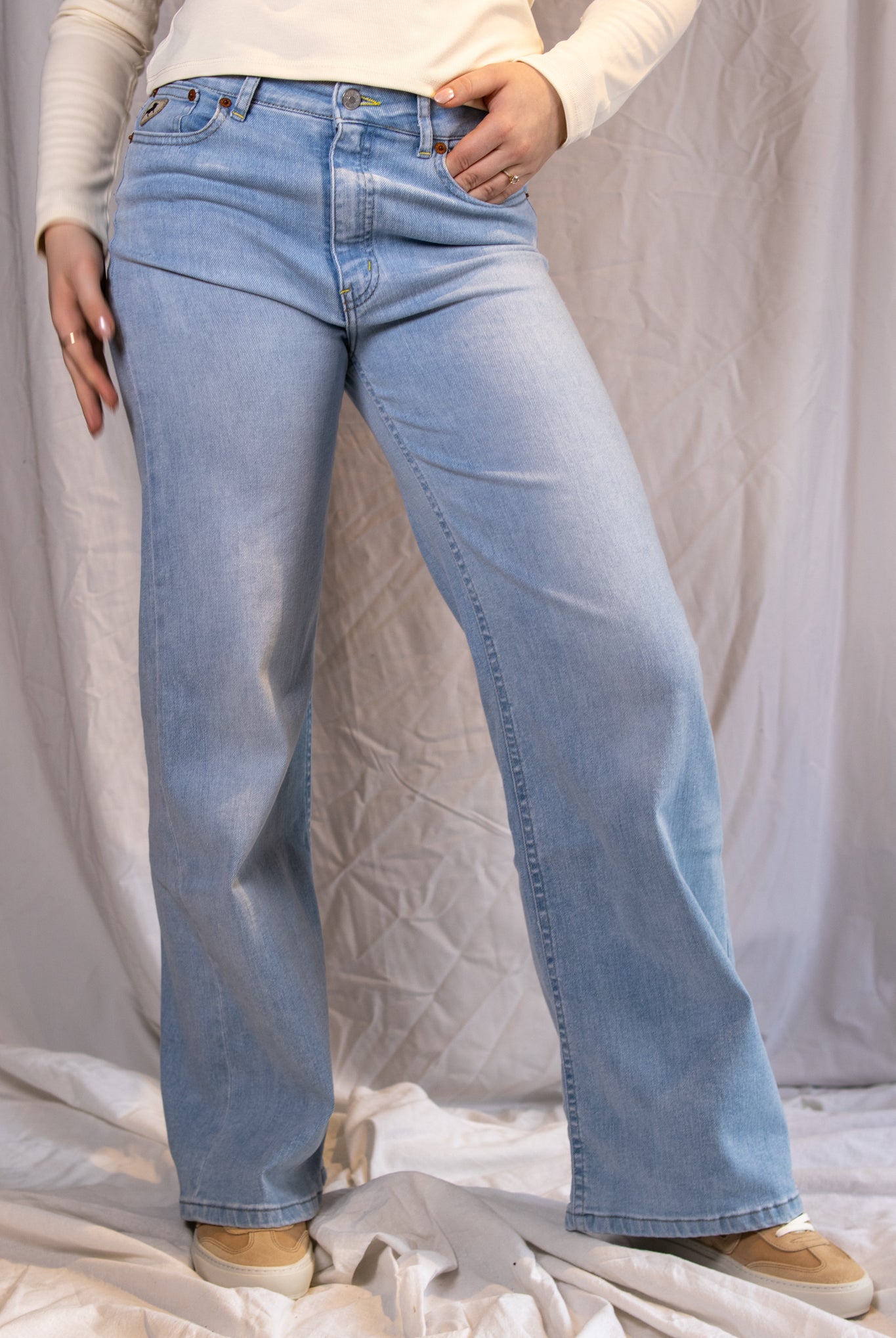 Palazzo Hypersoft - Bleach - Jeans - Helt Dilla AS