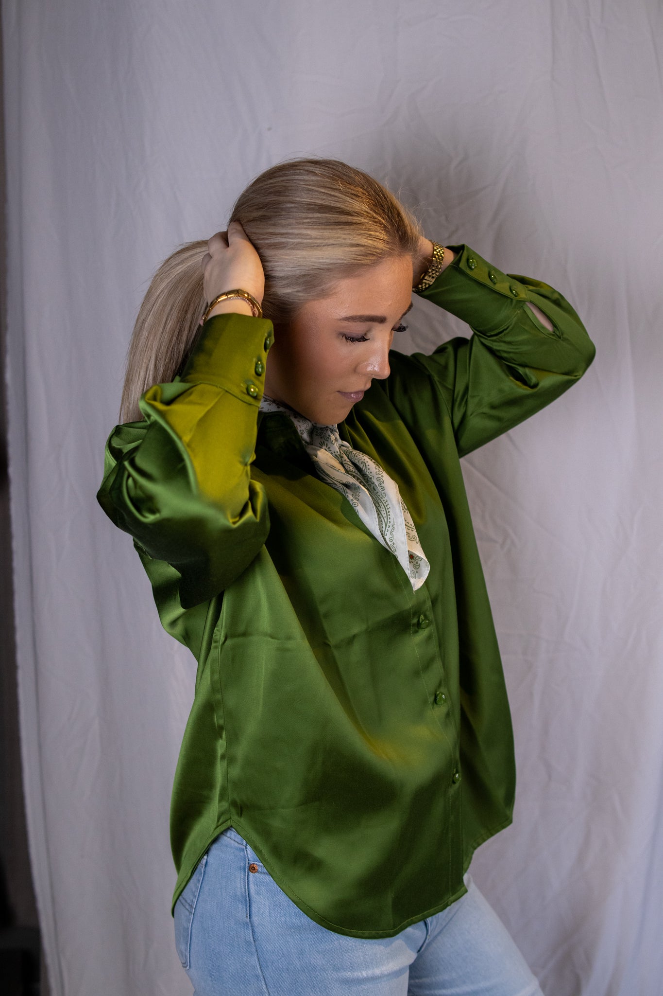 Nusatti Shirt - Cactus - Bluser - Helt Dilla AS